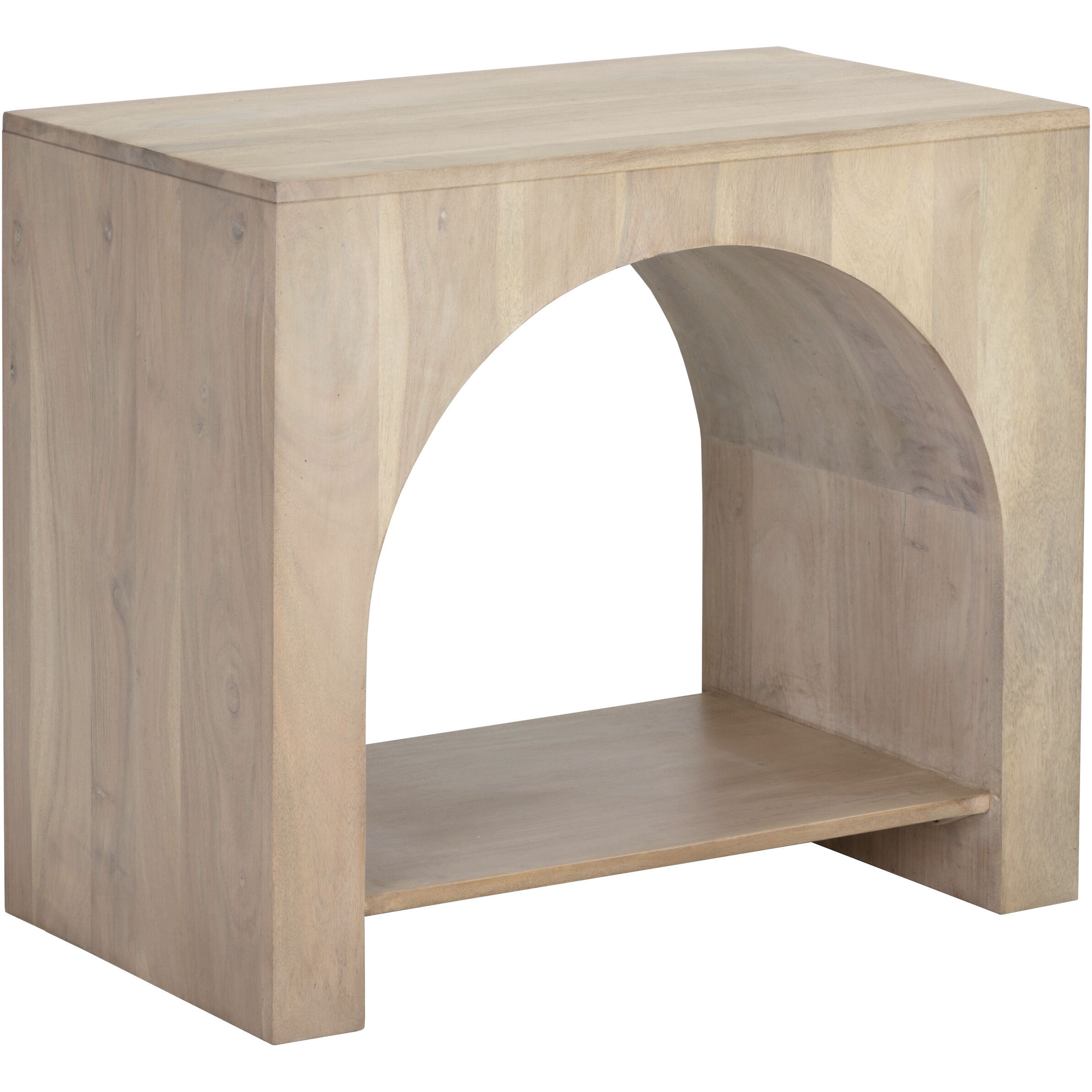 Salma 28 X 24 inch Light Wash Side Table